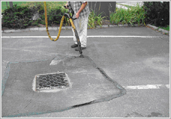 road crack sealing, road crack