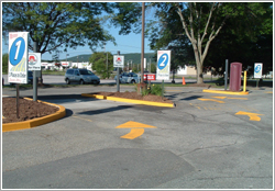 Commercial line striping, line stripping